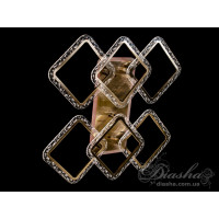 Люстра потолочная светодиодная LED с пультом Diasha QX2518/4+2LC BR LED 3color dimmer 