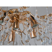 Люстра Diasha Серія Гліцинія хром кришталева 6 ламп Diasha 607-450GD