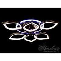 Cветодиодная люстра Diasha S8073/4+4BHR LED 3color dimmer