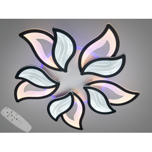 Стельова LED люстра Diasha пелюстки біла 78W Diasha 9033/5BKLED3colordimmer