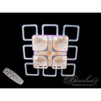 Люстра в зал большую комнату 385W Diasha 8060/8+4WHLED3colordimmer