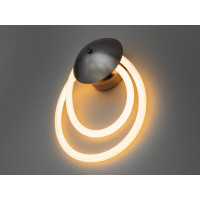 Світлодіодний світильник Мотузка, 16W, чорний хром Diasha 9605-BHR