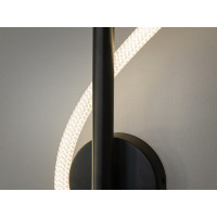 Модна новинка, світлодіодний настінний світильник Мотузка, 14Вт, чорний Diasha 9607-BK3color