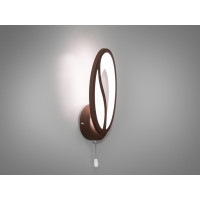 Настінний світлодіодний приліжковий світильник, 14 Вт, коричневий Diasha 8090/1CF