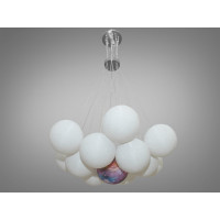 Ексклюзивна люстра підвіс "Планети", 13 ламп, хром Diasha H8008-13HR