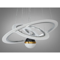 Унікальна підвісна лед люстра з підсвічуванням, 90 Вт Diasha 2327-600+400+200NEWHR