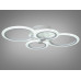 Світлодіодна люстра Diasha 8022 біла 55Вт 4 кільця Diasha A8022/4WH