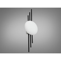 Гармонійне світлодіодне бра в кабінет, 18Вт, чорний Diasha 9133/520BK