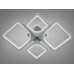 Стельова LED люстра 8060 сіра 100Вт димер RGB Diasha 8060/2+2GRLED3colordimmer