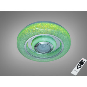 Стельова люстра біла 45 Вт з Bluetooth колонкою та підключенням до розумного будинку Diasha DB-8314/300RGB+MP3+TUYA