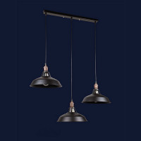 Люстры подвесные на три лампы декоративные Levistella 7526857F-3M BK (500) Люстры подвесные на три лампы декоративные Levistella 7526857F-3M BK (500)