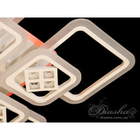 Cветодиодная люстра под потолок Diasha A8190/4+4WH LED 3color dimmer 