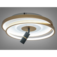 LED люстра Diasha білий чорний 64Вт димер пульт Diasha 5532WH+Gdimmer