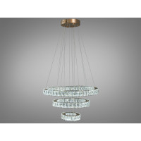 Хрустальная люстра 66Вт Diasha 7201-8A/580+400+200G