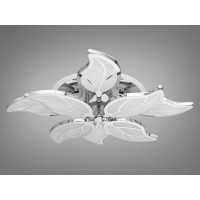 Люстра лед в зал потолочная с пультом 135W Diasha 8028/4+4LED 3color dimmer