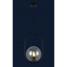 Светильник люстра подвесная в стиле лофт шар Levistella 91640-1 BK+CL