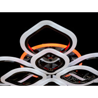 Cветодиодная люстра Diasha A8073/4+4BHR LED 3color dimmer 