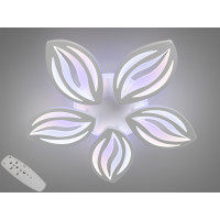 Біла світлодіодна люстра смарт світильник з пультом, 75W Diasha 8092/5WHLED3colordimmer