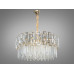 Родзинка колекції, підвісна кришталева люстра, 12 ламп, золото Diasha 830/600GD