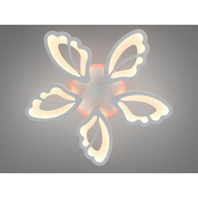 Стельова люстра LED біла 50Вт пульт 3 модулі Diasha 8166/5WHLED3colordimmer