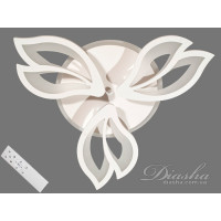 Люстра в спальню с пультом и подсветкой Diasha MX2645/3WH LED 3color dimmer