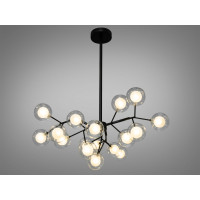 Люстра в зал 18 лампочки  Diasha 886-18BBK