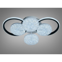 Стельова світлодіодна люстра Diasha чорна 135W Diasha 2565WH+BKdimmer