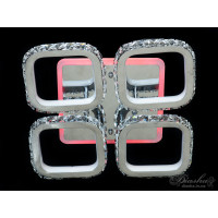 Cветодиодная люстра с хрусталем и пультом с подсветкой Diasha S8305/4NEW HR LED RGB dimmer