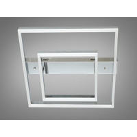 Люстра стельова LED Diasha хром 72W пульт квадрати Diasha 2547HRdimmer