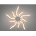 Стельова led люстра кільця з пультом, диммером, підсвіткою, 40W, біла Diasha 2480/5+5WHLED3colordimmer
