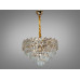 Кришталева люстра підвіс золото E14 9 ламп Diasha 2031/500SGD