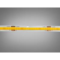 COB LED стрічка 24В, 320 діодів на метр, 8мм, теплий Diasha P24-COB-320-WW-20-8