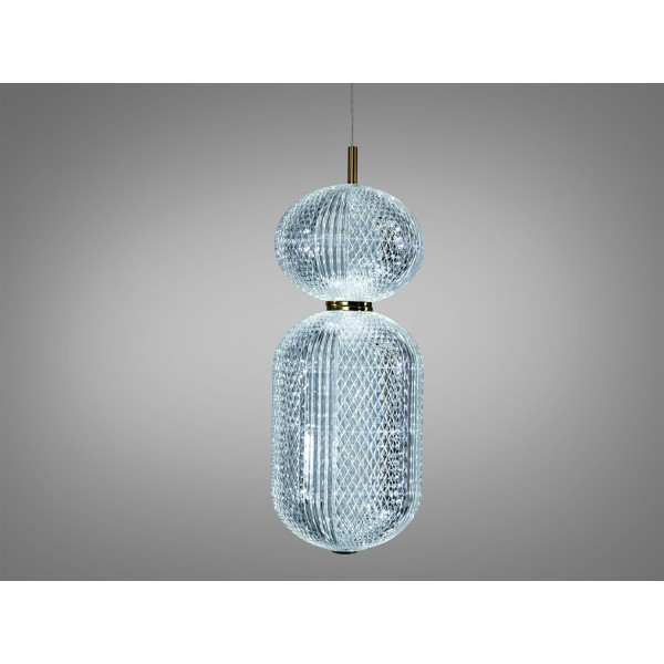 Світлодіодний підвіс золото CCT 9 Вт вимикач Diasha D221203