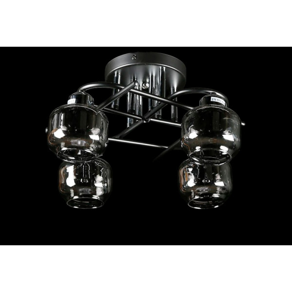 Люстра с плафонами  L07381/4 (BLACK+CHROME) Splendid-Ray
2542