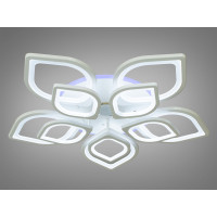 Потолочная светодиодная люстра с музыкой и пультом Diasha 8073/5+5WH MP3 LED 3color dimmer