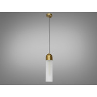 Дизайнерська люстра підвіс в стилі лофт, білий+золото Diasha BO-2833/1WH+G