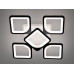 Люстра в спальню 70W Diasha S8060/4+1BKLED3colordimmer