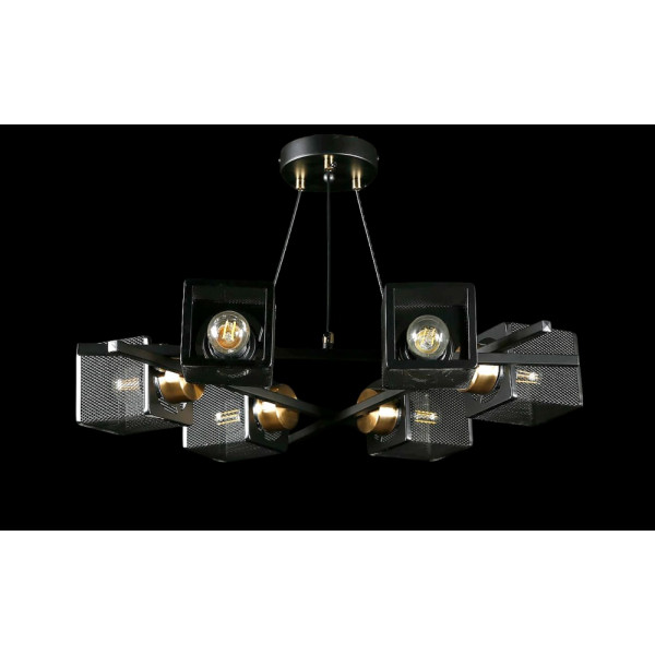 Люстра с плафонами  L07377/6 (BLACK+COPPER) Splendid-Ray
1002637