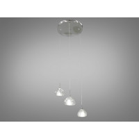 Люстра лед подвесная декоративная Diasha 3004/3HR