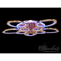 Cветодиодная люстра Diasha 8059/5+5G LED 3color dimmer