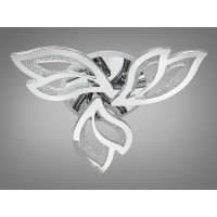 Стельова світлодіодна люстра з пультом, підсвічуванням, 55W, хром Diasha 2455/3HRLED3colordimmer