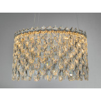 Світлодіодна підвісна люстра Diasha 52 Вт золото Diasha 582/400G