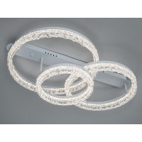 Стельова LED люстра кільця біла 103W Diasha MX78203/500+400+300WH