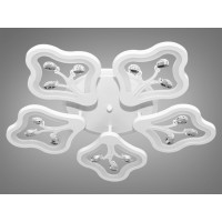 Стельова LED люстра з диммером та підсвічуванням, 135W Diasha 8149/5WHLED3colordimmer