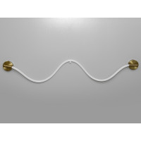 Сучасний світлодіодний настінний світильник шланг, 18Вт, бронза Diasha SY9601-GAB