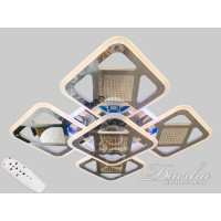Люстра потолочная с пультом управления Diasha 105W 6015/4+1 HR LED 3color dimmer