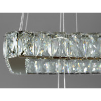 Вражаюча кришталева світлодіодна підвісна люстра, 38W, золото Diasha 7223-2A/400+210G