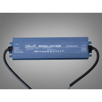 Блок живлення 24В, для підключення LED стрічки, 150Вт, 6.25А Diasha NP-24v-150w-IP67