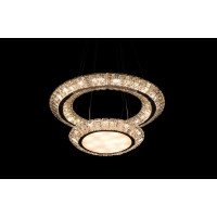 LED люстра со стразами круглая Linisoln 6127