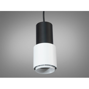 Підвісний світильник чорний GU10 одинарний Diasha QY-H1129W+B-M